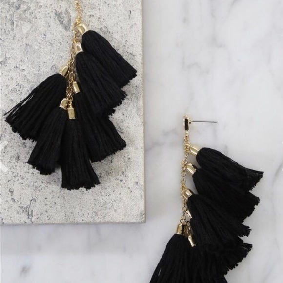 Ettika Daydreamer Tassel Earrings - Picture 4 of 5